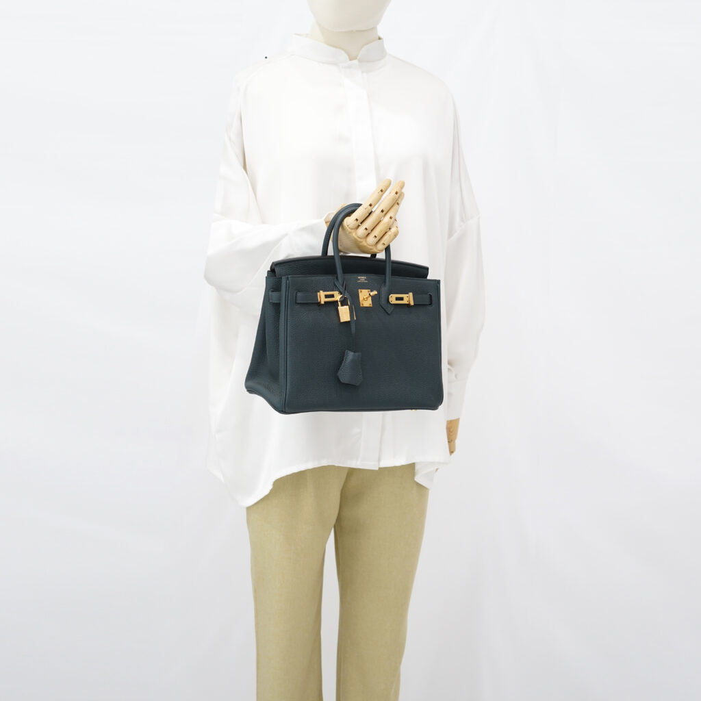 Hermes Birkin 25 Togo Vert Cypress GHW