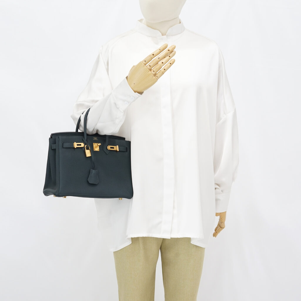 Hermes Birkin 25 Togo Vert Cypress GHW