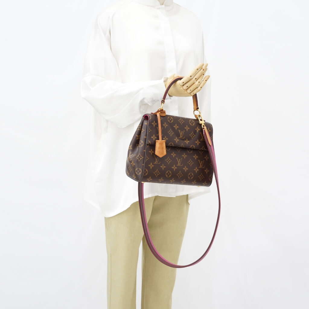 Louis Vuitton Cluny BB Monogram Bordeaux Fuchsia GHW