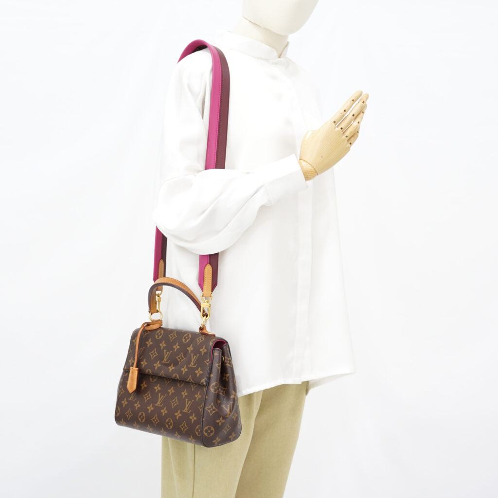 Louis Vuitton Cluny BB Monogram Bordeaux Fuchsia GHW