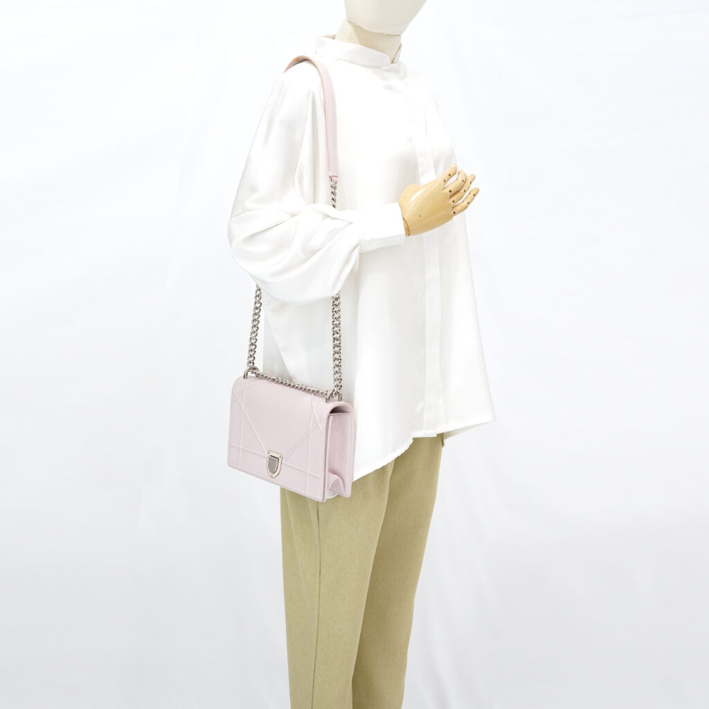 Dior Diorama Medium light Pink SHW