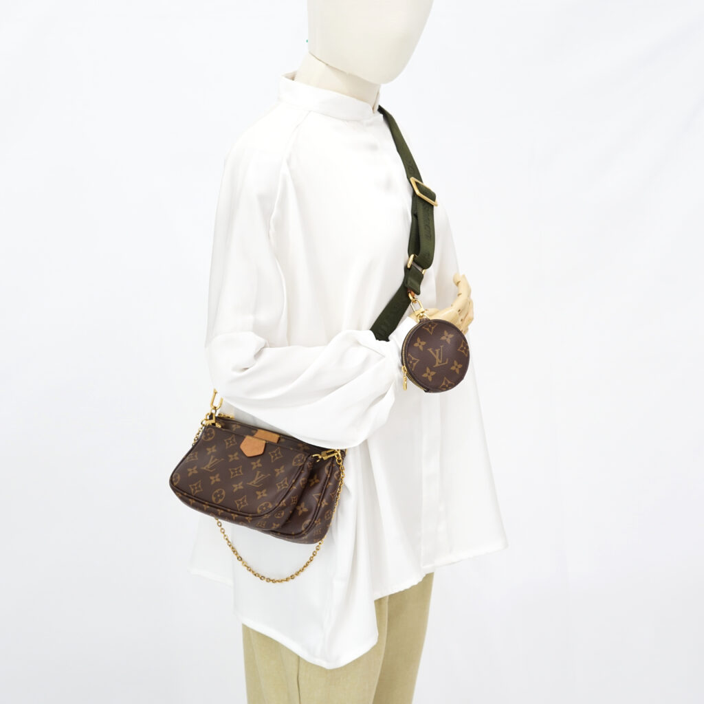 Louis Vuitton Multi Pochette Monogram Khaki