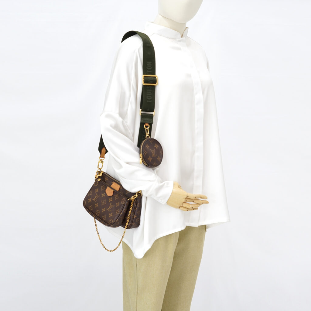 Louis Vuitton Multi Pochette Monogram Khaki