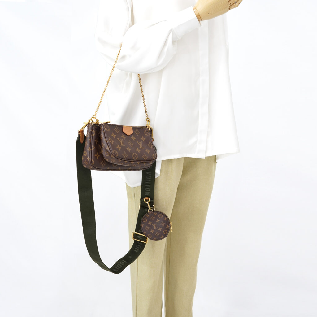 Louis Vuitton Multi Pochette Monogram Khaki