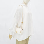Chanel Mini Rectangular Pearl Crush Lambskin White GHW