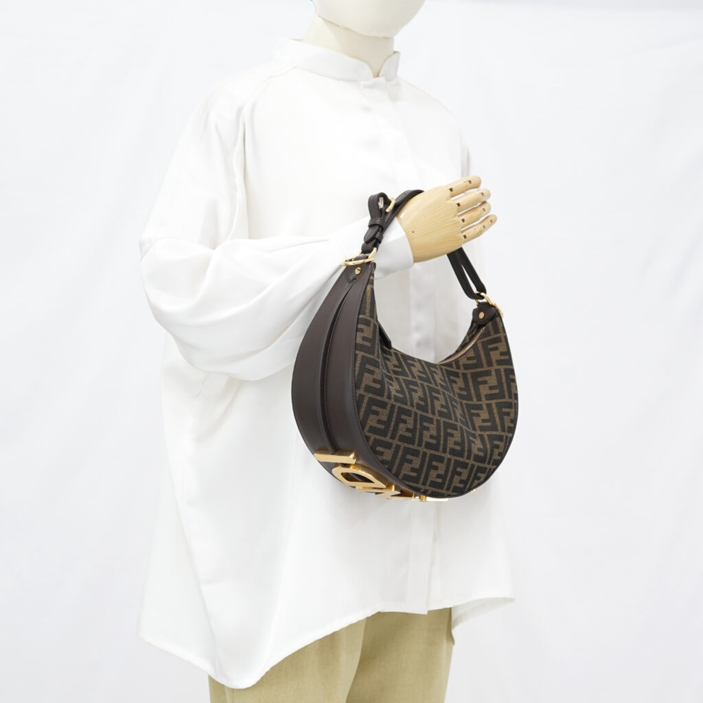 Fendi Fendigraphy Jacquard FF Tobacco Brown GHW
