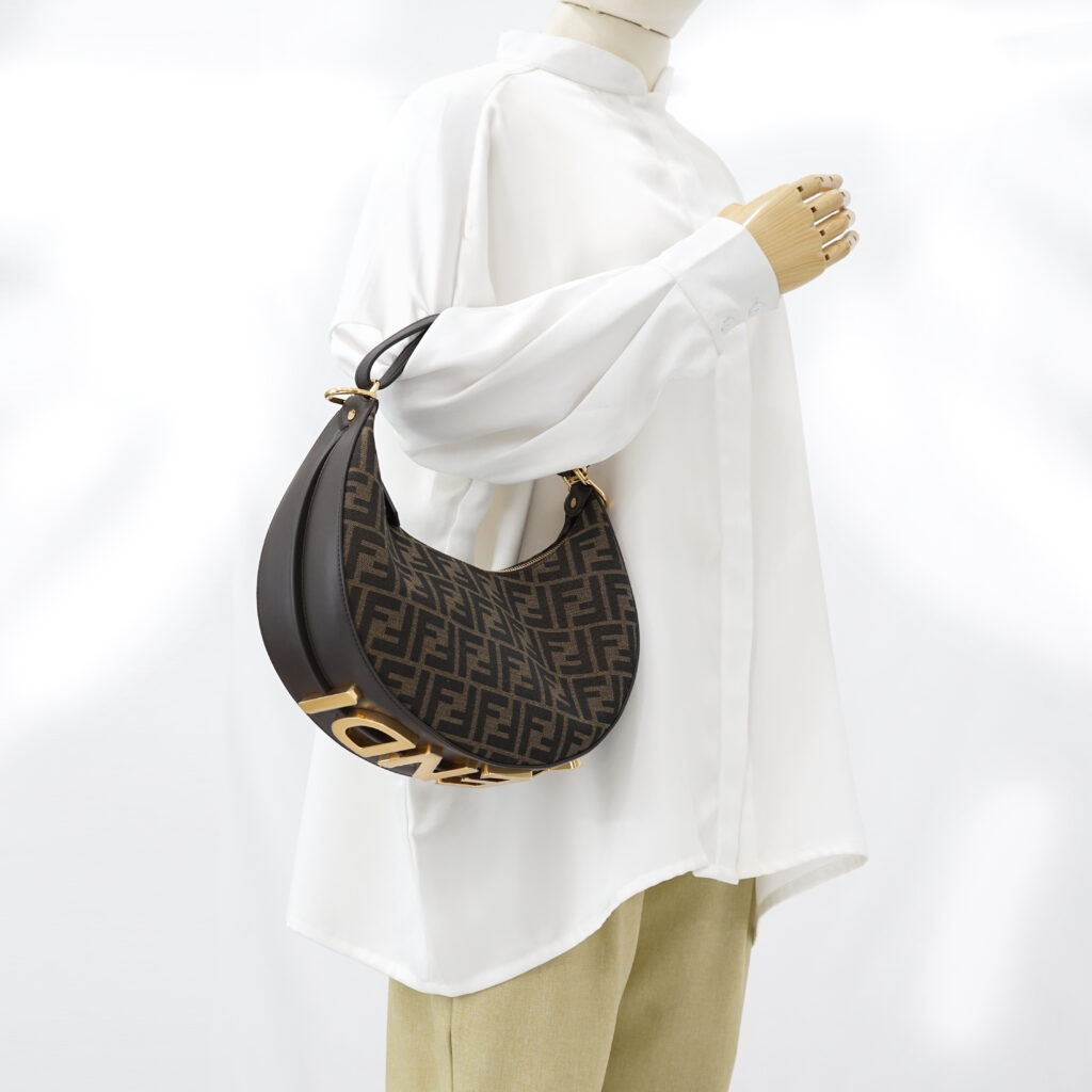 Fendi Fendigraphy Jacquard FF Tobacco Brown GHW