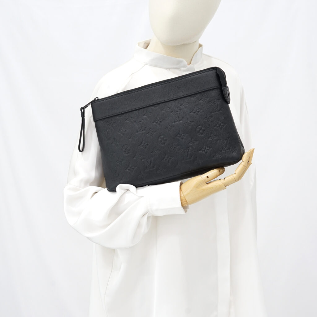 Louis Vuitton Pochette Voyage Souple Monogram Shadow Black