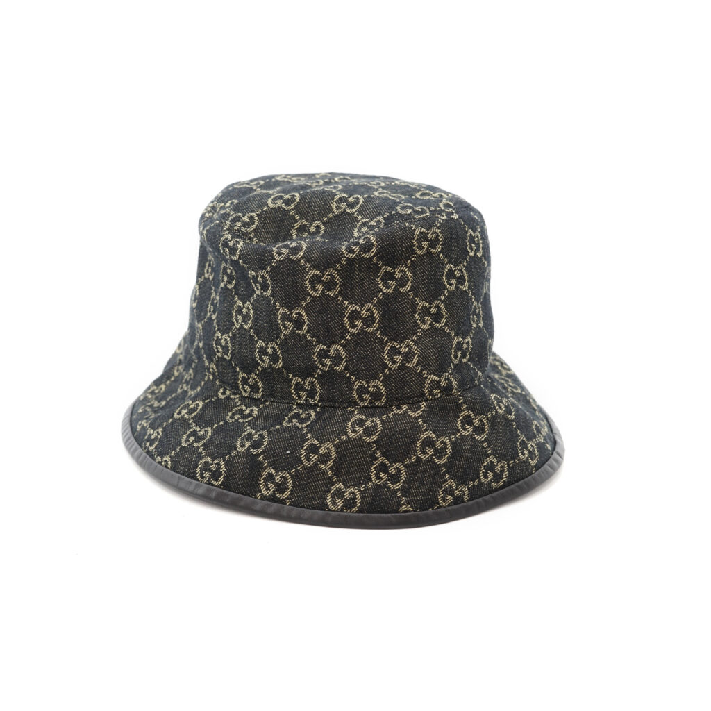 Gucci Oscar Bucket Hat GG Monogram Black