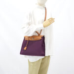 Hermes Herbag 31 Toile Cassis PHW