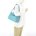 Hermes Lindy 30 Bleu Atoll PHW