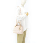Dior Lady Dior Medium Lambskin Nude Pink GHW