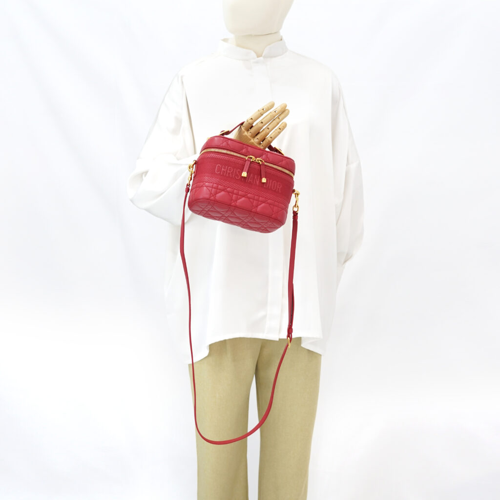 Dior Travel Vanity Case Red GHW
