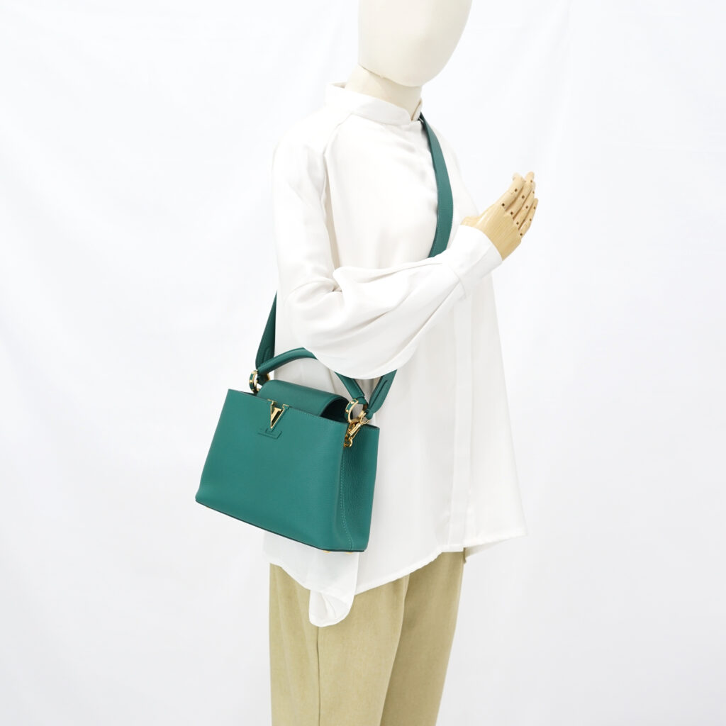 Louis Vuitton Capucines BB Emerald Green GHW