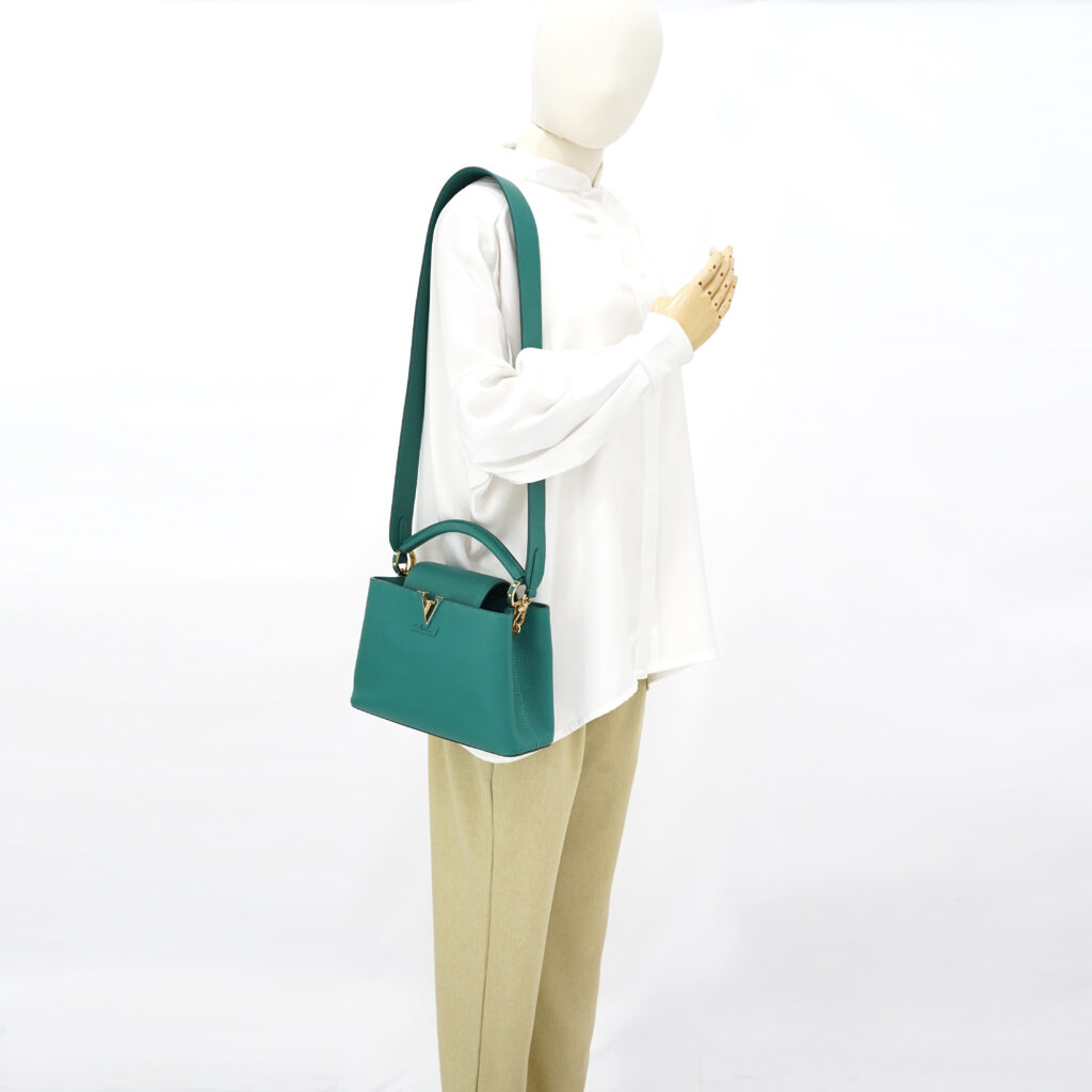 Louis Vuitton Capucines BB Emerald Green GHW