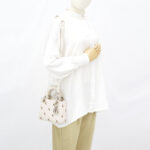 Dior Lady D Mini White Embroidered SHW