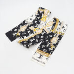 Louis Vuitton Bandeau Silk Monogram Confidential Black