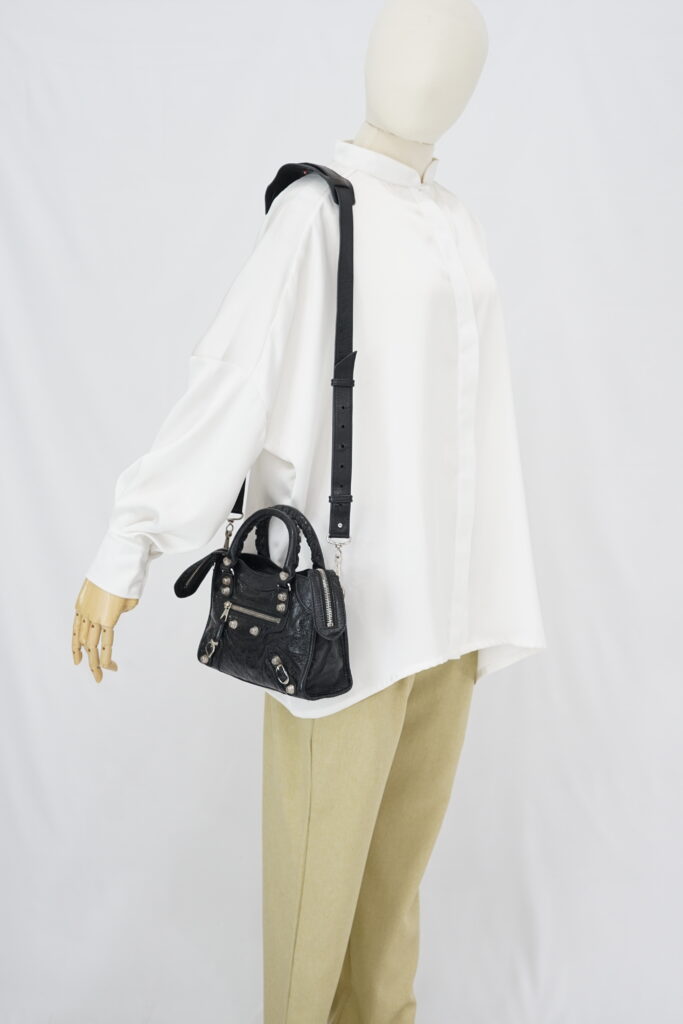 Balenciaga Mini Giant City Agneau Black SHW