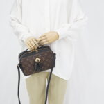 Louis Vuitton Saintonge Monogram Black GHW