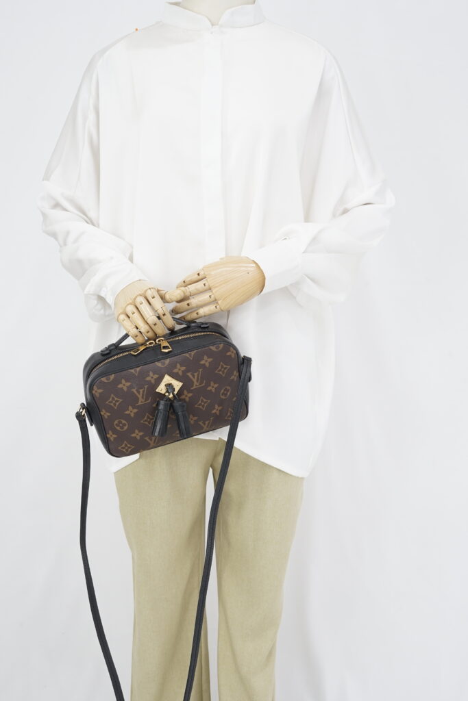 Louis Vuitton Saintonge Monogram Black GHW