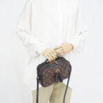 Louis Vuitton Saintonge Monogram Black GHW