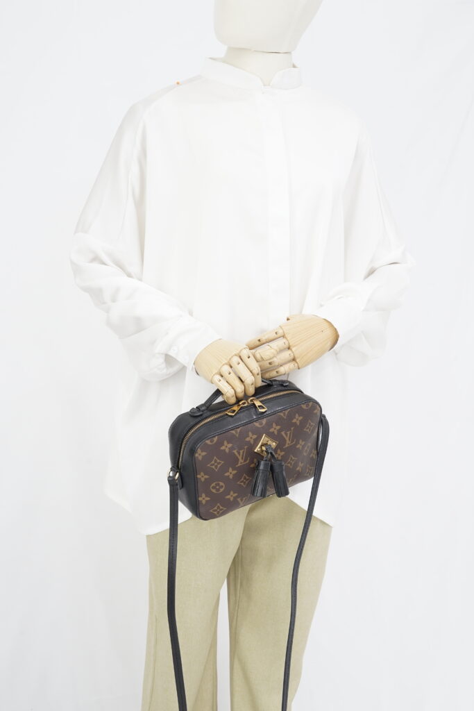 Louis Vuitton Saintonge Monogram Black GHW