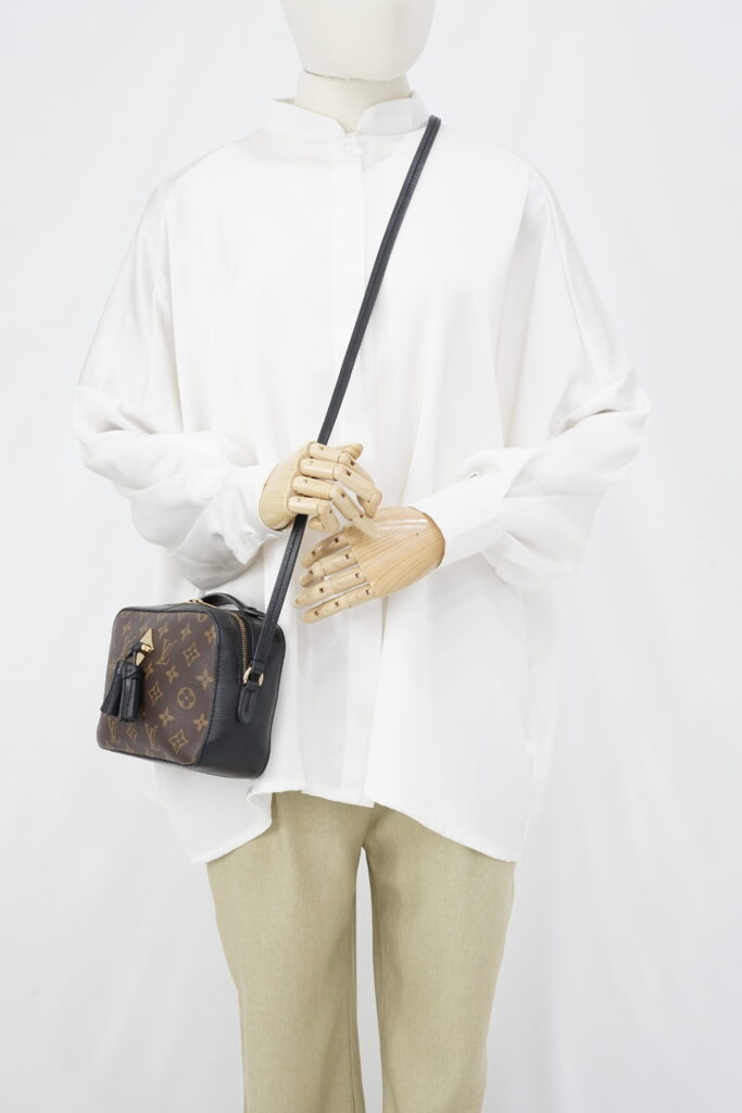 Louis Vuitton Saintonge Monogram Black GHW