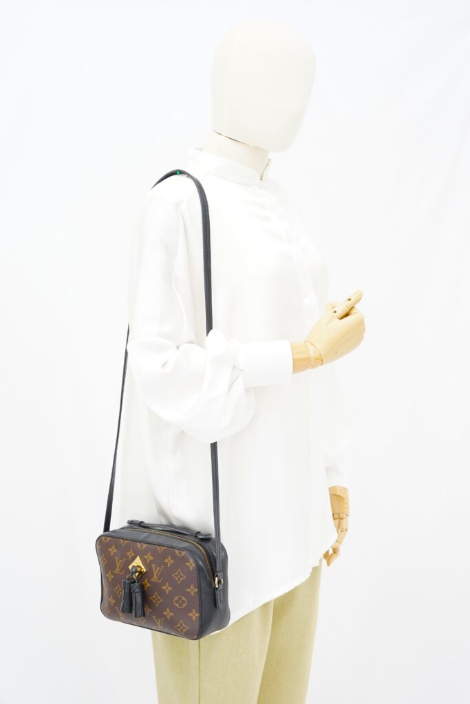 Louis Vuitton Saintonge Monogram Black GHW