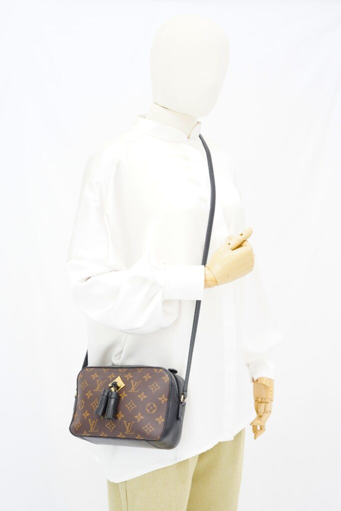 Louis Vuitton Saintonge Monogram Black GHW