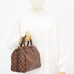Louis Vuitton Speedy Bandou 25 Damier Ebene GHW
