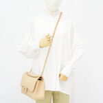 Chanel Jumbo Classic D Flap Caviar Beige GHW