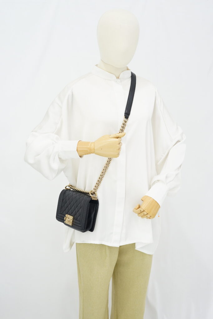 Chanel Boy Small Black GHW