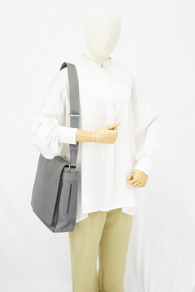 Louis Vuitton Glacier Messenger Flap Grey SHW
