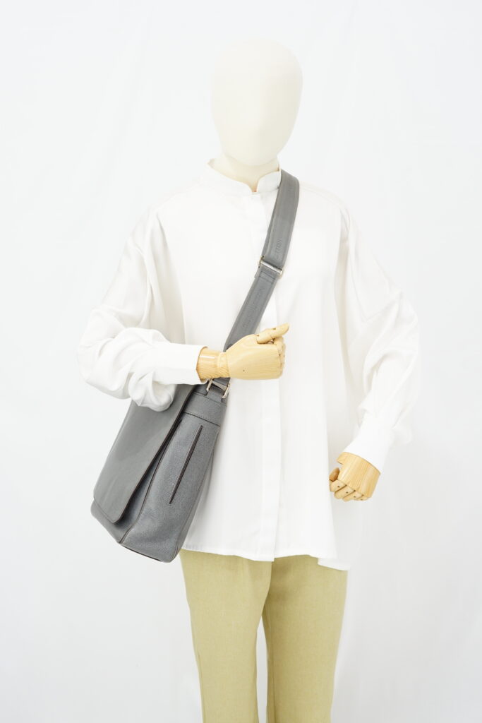 Louis Vuitton Glacier Messenger Flap Grey SHW