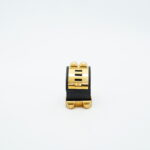 Hermes Collier De Chien Noir GHW