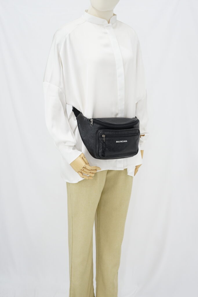Balenciaga Explorer Beltpack Agneau Black