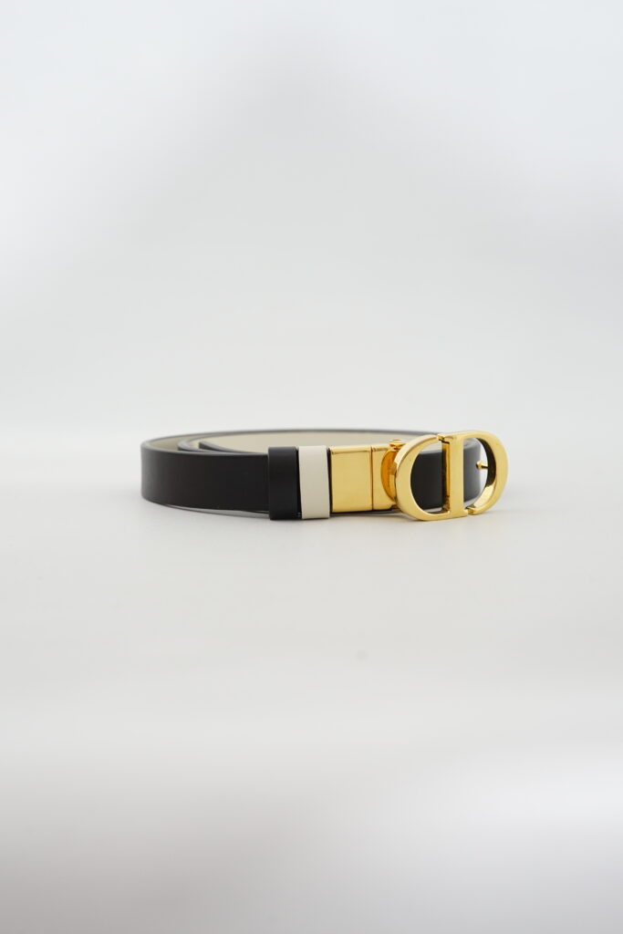 Dior Reversible Belt Black And White