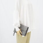 Louis Vuitton Belaia Glacier Clutch Grey SHW