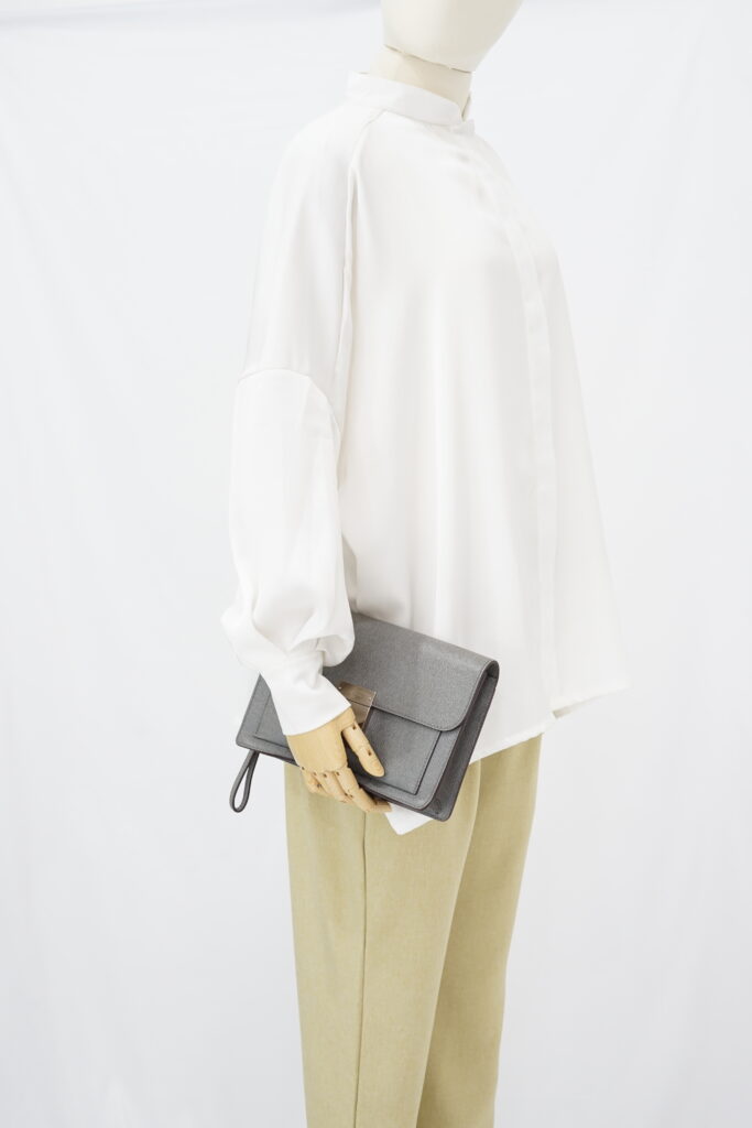 Louis Vuitton Belaia Glacier Clutch Grey SHW