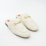Gucci Princetown Slipper Leather White GHW