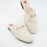 Gucci Princetown Slipper Leather White GHW