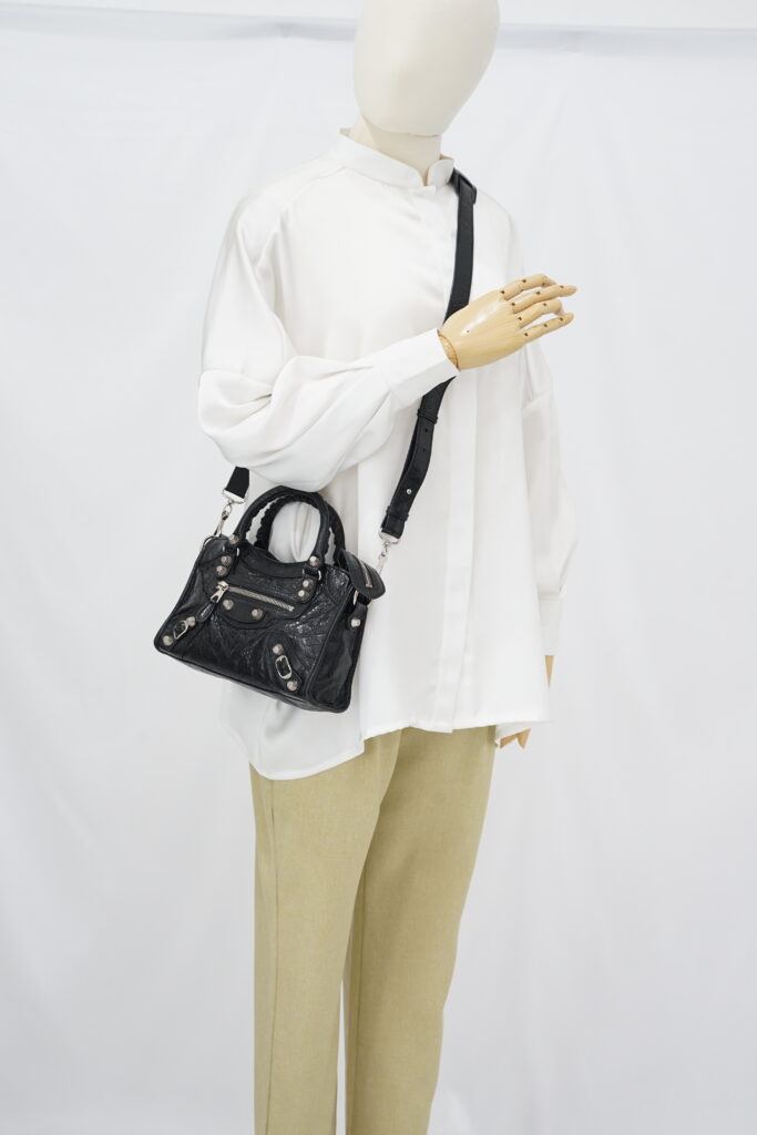Balenciaga Mini Giant City Agneau Black GHW