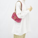 Gucci Marmont Mini Pink Velvet  GHW