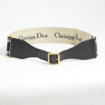 Dior Belt Embroidered Canvas Blue