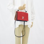 Louis Vuitton My Lock Me BB Tricolour Red Brown Black SHW