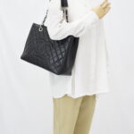 Chanel GST Caviar Black SHW