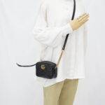 Gucci Mini Marmont Camera Bag Black GHW
