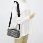 Dior Lingot Messenger Canvas Oblique Navy Black SHW