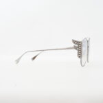 Fendi Sunglasses Crystal Silver