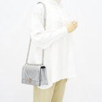 Dior Diorama Medium Metallic Silver SHW